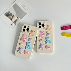 Avis GUPBOO Étui pour iPhone12Pro Color Candy Bear Fun Coque de téléphone Antichoc Silicone Femme