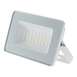 Projecteur LED de chantier étanche - 30W 3000Lm IP65 6500K - Blanc - A+ - Zenitech