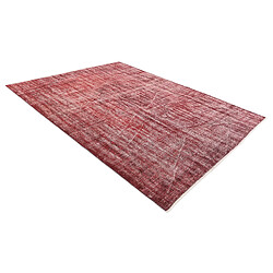 Avis Vidal Tapis de laine 264x183 rouge Ultra Vintage