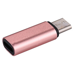 Avis Wewoo Adaptateur or rose pour Samsung Galaxy S8 et S8 + / LG G6 / Huawei P10 P10 Plus / Oneplus 5 / Xiaomi Mi6 Max 2 autres Smartphones Lightning femelle vers USB-C / Type-C mâle coquille métal adaptateur,