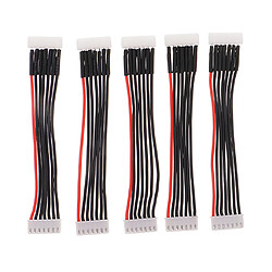 5PCS Silicone JST-XH Balance Cable 22AWG Pour Lipo Lithium Battery 6S (22.2V)