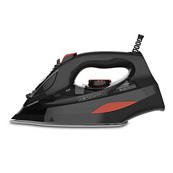 Black & Decker Fer à repasser vapeur 3000w 45g/min noir et rouge - BXIR3000E - BLACK+DECKER