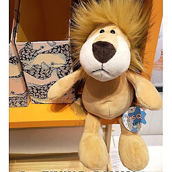 Universal 25 cm vente chaude mignon dessin animé forêt animaux lion doigts souples peluche cadeau enfant (marron