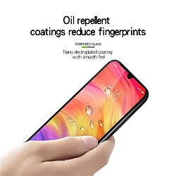 Avis Wewoo Film de verre trempé plein écran 9H 2.5D pour Xiaomi Redmi Note 7 (Noir)