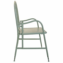 Banc Alexandra House Living Vert Métal 56 x 98 x 118 cm