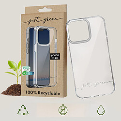 Avis BIGBEN Coque iPhone 13 Pro Infinia Transparente - 100% Plastique recyclé Just Green