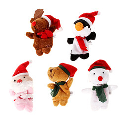 Finger Puppets Chapeau de Noël animaux