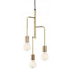 Luminaire Center Suspension Roxy, laiton antique