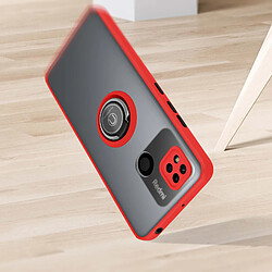 Acheter Avizar Coque Xiaomi Redmi 10A Bi-matière Bague Métallique Support Vidéo rouge