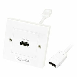 Avis LogiLink AH0014 Adaptateur douille HDMI 1 port Blanc