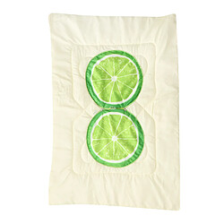 motif de fruits imprimé coussin rembourré coussin couverture lime