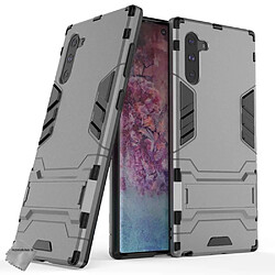 Htdmobiles Coque rigide anti choc pour Samsung Galaxy Note 10 + film ecran - GRIS