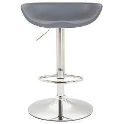 Non Tabouret de bar Anaheim plastique chromé