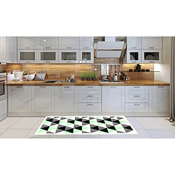 Alter Tapis de cuisine, 100% Made in Italy, Tapis antitache avec impression numérique, Tapis antidérapant et lavable, Modèle Billy, 140x52 cm