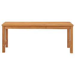 Maison Chic Banc de jardin | Chaise de jardin 114 cm bois de teck solide -GKD23581