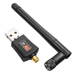 Adaptateur USB WiFi 600Mbps Dual Band Sans fil Dongle adaptateur réseau 2,4 GHz / 5,0 GHz Ethernet 802.11AC avec antenne pour or1507