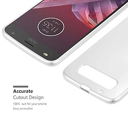 Cadorabo Coque Motorola MOTO Z2 Etui en Argent pas cher