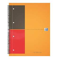 Cahier à spirales Oxford Notebook 23 x 29,7 cm ligné perforé 160 pages