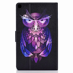 Avis Etui en PU impression de modèle hibou avec support et porte-cartes pour votre Samsung Galaxy Tab A 10.1 (2019) SM-T510/SM-T515