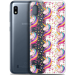 Caseink Coque Pour Samsung Galaxy A10 (6.2 ) [Gel HD Collection Fantasia Design Licorne Etoilée - Souple - Ultra Fin - Imprimé en France]