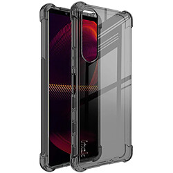 Imak Coque en TPU Résistant aux chocs souple transparent noir pour votre Sony Xperia 5 III