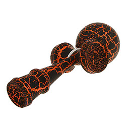 Acheter Fissure Bois Jeux Peinture Kendama Jouets Enfants à Billes Noir Et Orange,