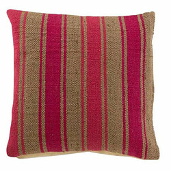 Paris Prix Coussin Déco Anna 50x50cm Rose & Naturel