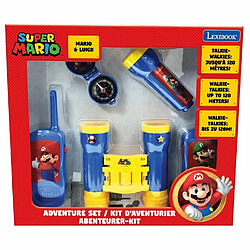 Lexibook Super Mario - Kit d'aventurier - Talkie-Walkies portée 120m, jumelles et boussole