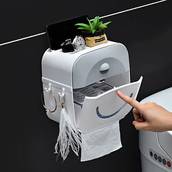 Avis Universal Toilette Etanche Boîte à serviettes Tiroirs Plastique Multi-Pièces Porte-serviettes Boîte de rangement Installation murale Accessoires de salle de bains | Porte-papier toilette portable