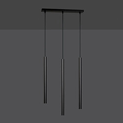 EPIKASA Suspension Selter, Noir, Acier, 45x120x6 cm