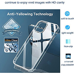 Coque Silicone Transparente + Verre Trempe et Protection Camera Arriere Pour iPhone 13 Pro Little Boutik®