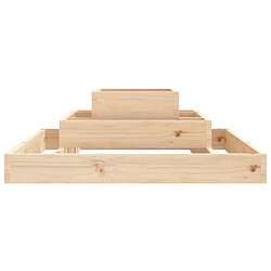 Acheter vidaXL Jardinière 80x80x27 cm Bois massif de pin