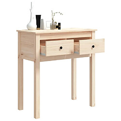 Acheter vidaXL Table console 70x35x75 cm Bois massif de pin