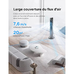 PELONIS 106CM Ventilateur Colonne Silencieux, Vitesses de 7.6m/s