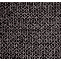 Tapis rectangulaire en coton cloris gris foncé - Dim : L. 140 x l. 70 cm -PEGANE