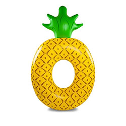 Wewoo Bouée Anneau de natation gonflable ananas gonflable, taille gonflée: 155 x 95cm