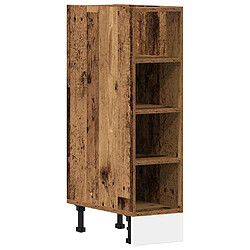 vidaXL Armoire de plancher vieux bois 20x44,5x81,5cm bois d'ingénierie