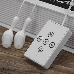 Universal Lecteur de lecteur mp3 avec des écouteurs (blanc)