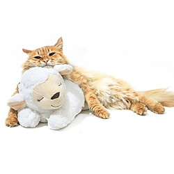 Universal Forme d'animal mignon battement de coeur chiot comportement entraînement jouets peluche animaux de compagnie anxiété tranquillité sommeil poupées jouets durables à mâcher pour chiens | Jouets pour chiens