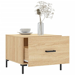 Acheter Maison Chic Table basse,Table Console Table d'appoint, Table pour salon Chêne sonoma 50x50x40 cm Bois d'ingénierie -MN69926