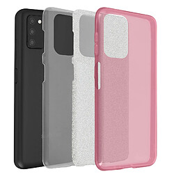 Avis Avizar Coque Samsung Galaxy A03S Paillette Amovible Silicone Semi-rigide Rose