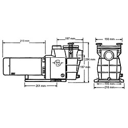 Avis Pompe à filtration 0,5 cv, 8m3/h mono - sp1806xe81 - HAYWARD