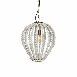 BigBuy Home Suspension Blanc Métal 220-240 V 43 x 43 x 48 cm