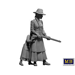 Master Box Figurine Mignature Outlaw. Gunslinger Series. Kit No. 2. Marshal Tom Tucker, Molly And Rebecca Hanson pas cher