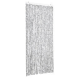 vidaXL Moustiquaire Gris clair et gris foncé 56x185 cm Chenille