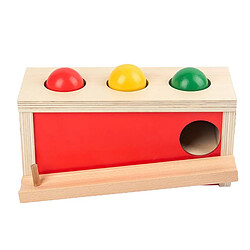 Montessori Permanence de L'objet Boîte Infantile Développement Ball Drop Jouets pour Bébés 6-12 Mois jusqu'à 1 Année vieux En Bois L'éducation