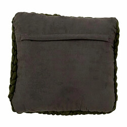 Paris Prix Coussin Carré Déco Tricoté 40x40cm Vert