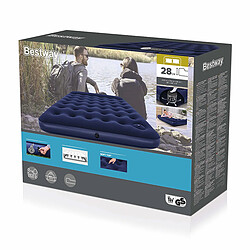 Bestway Matelas Gonflable Double avec Gonfleur À Pied 203x152x28 cm Camping 67226