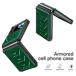 Coque en TPU anti-chocs pour votre Samsung Galaxy Z Flip4 5G SM-F721B - vert