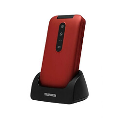 Téléphone portable à clapet avec Facebook et Whatsapp - TELEFUNKEN TM 360 COSI- Rouge